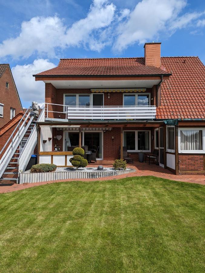 Ferienwohnung Leni Erstes Og Inkl Balkon Gartenblick Kostenfreier Parkplatz Stadtnah Aber Ruhig Gelegen Meppen Exterior foto